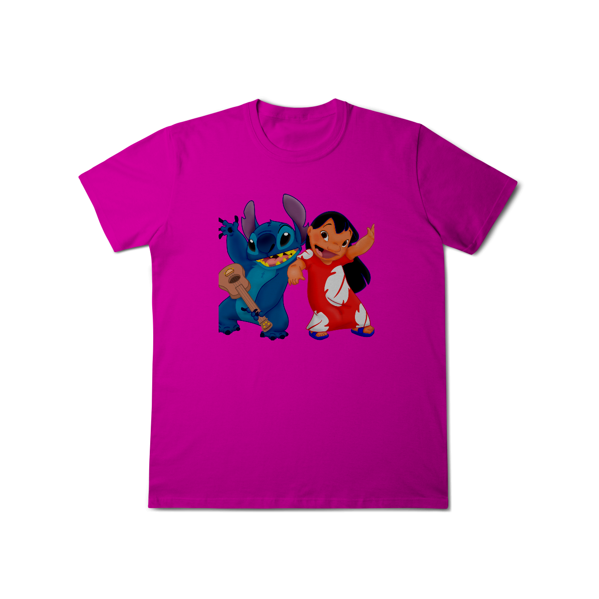 Camisa T-Shirt Classic Lilo e stitch Music