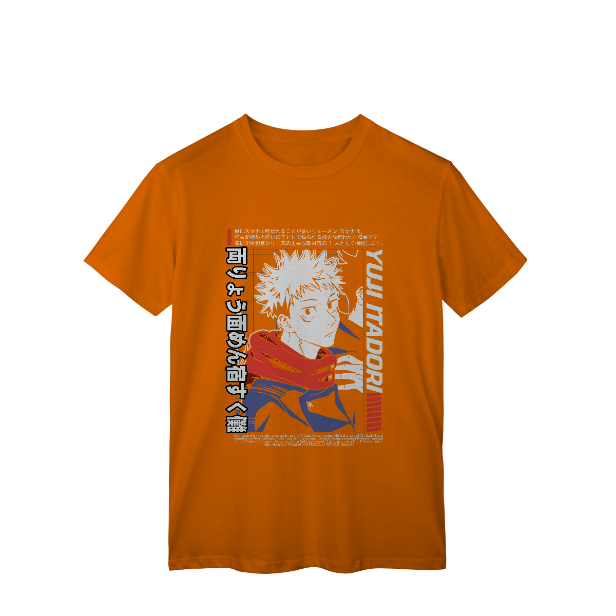 Camisa T-Shirt Classic Yuji Itadori Pronta para Lutar
