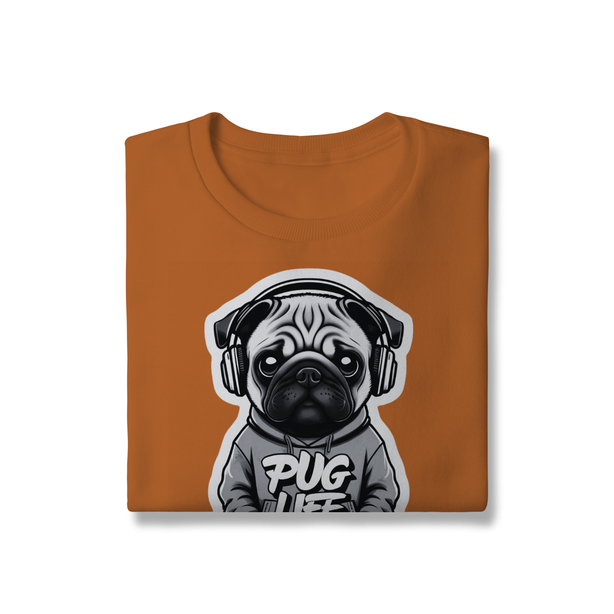 Moletom Quality Fechado Pug Life