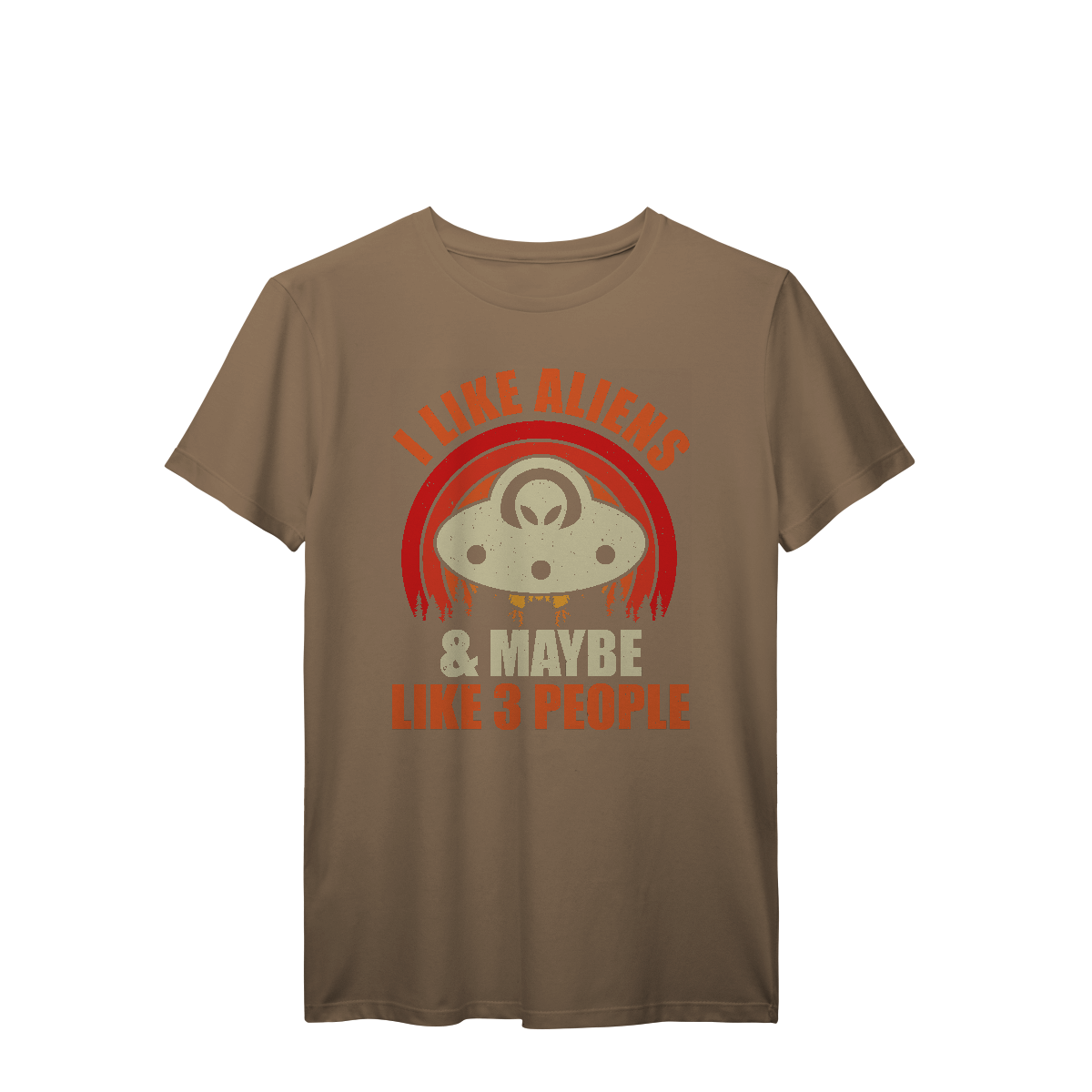 Camiseta T-Shirt Prime I Like Aliens & Maybe Like 3 People