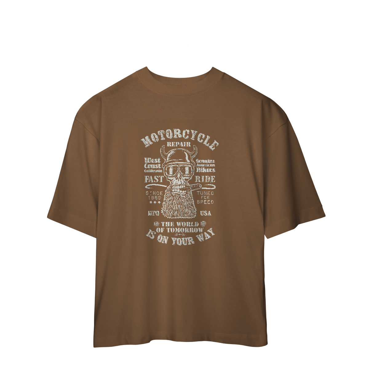 Camiseta Oversized Motorcicle Is On Your Day