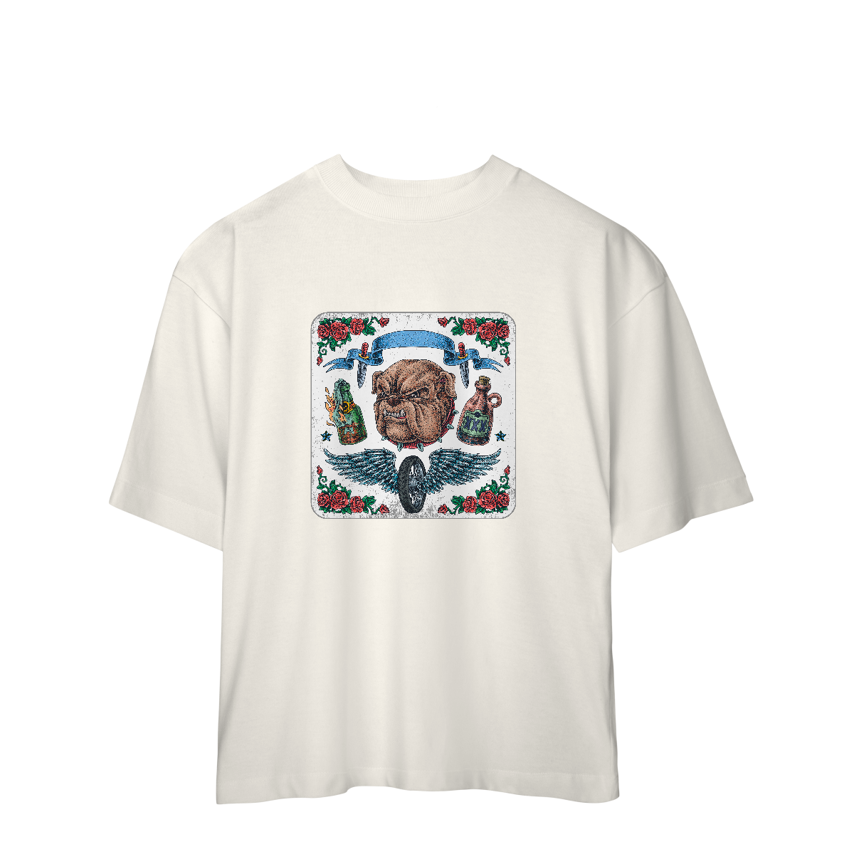 Camiseta Oversized Pitbull Monster