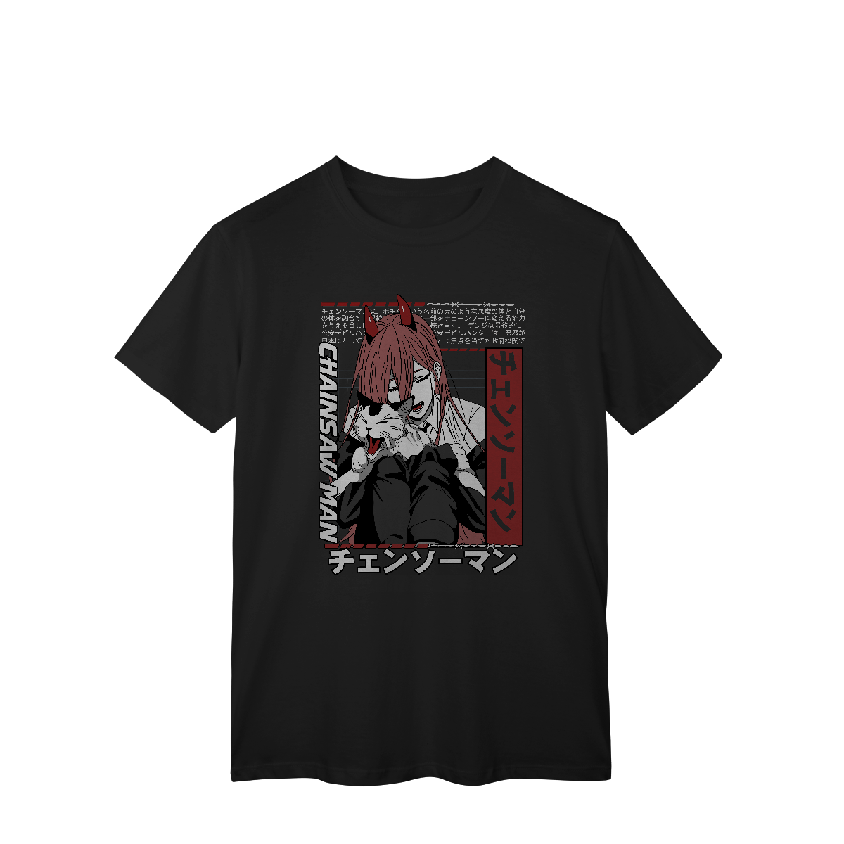 Camisa T-Shirt Classic Power Sedutora Chainsaw Man