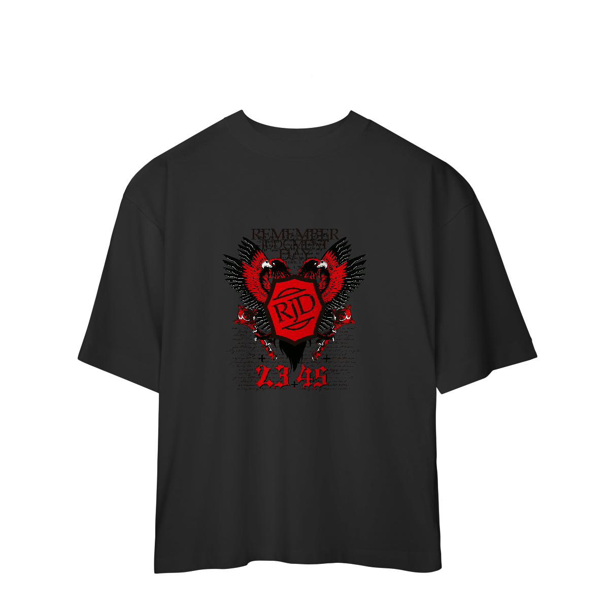 Camiseta Oversized Remember judgment Day