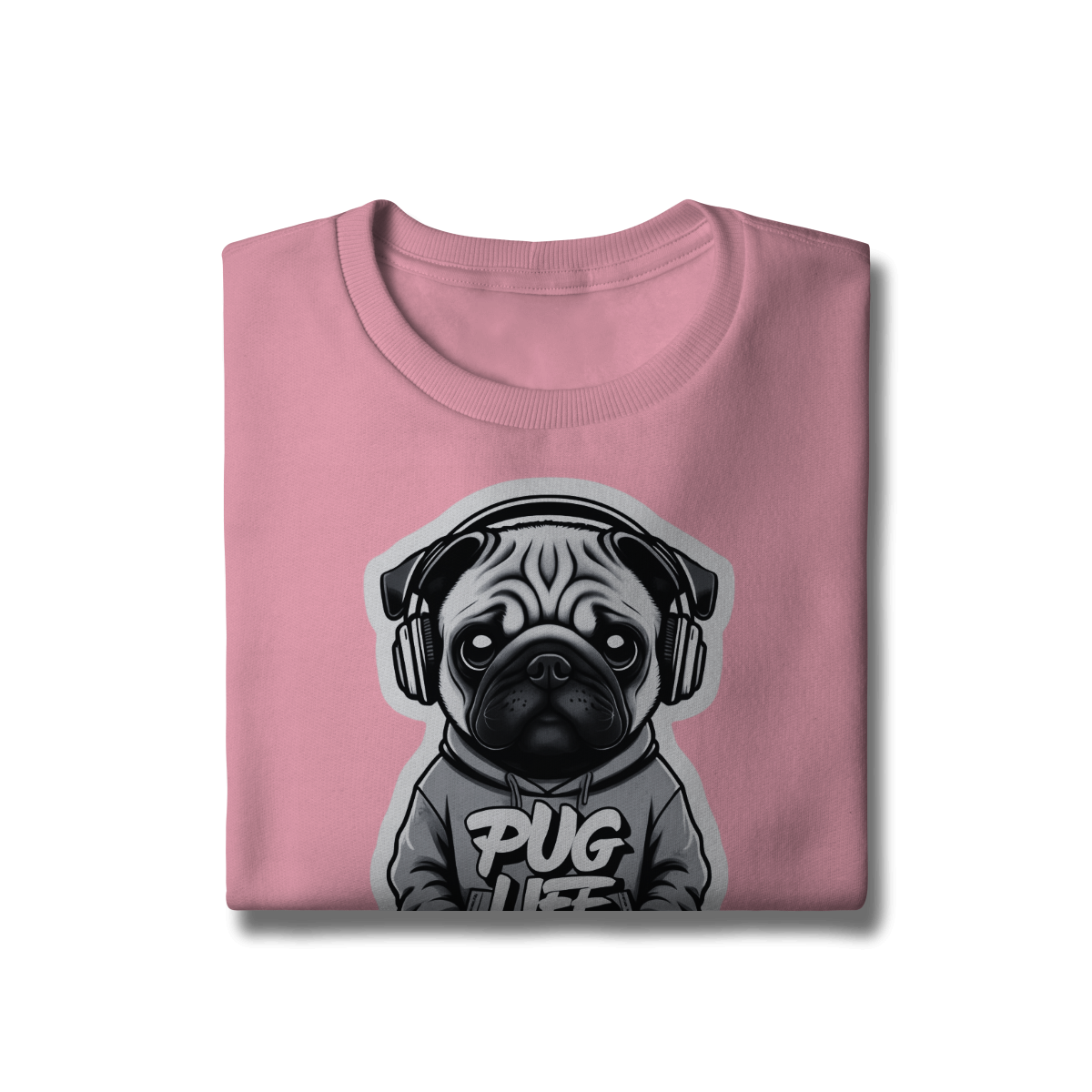 Moletom Quality Fechado Pug Life