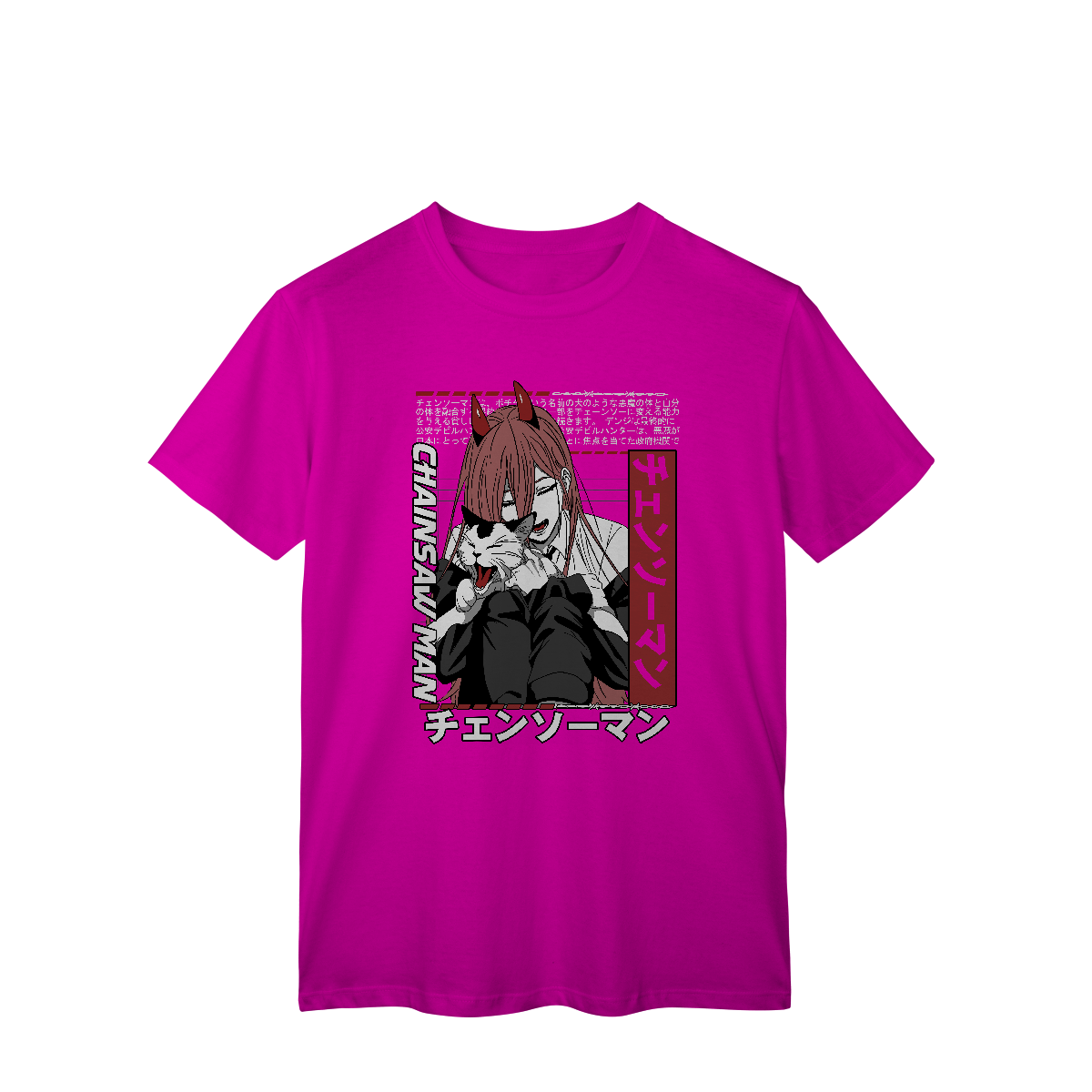 Camisa T-Shirt Classic Power Sedutora Chainsaw Man