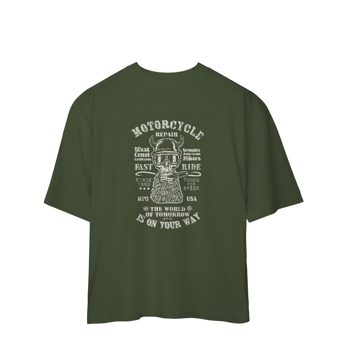 Camiseta Oversized Motorcicle Is On Your Day