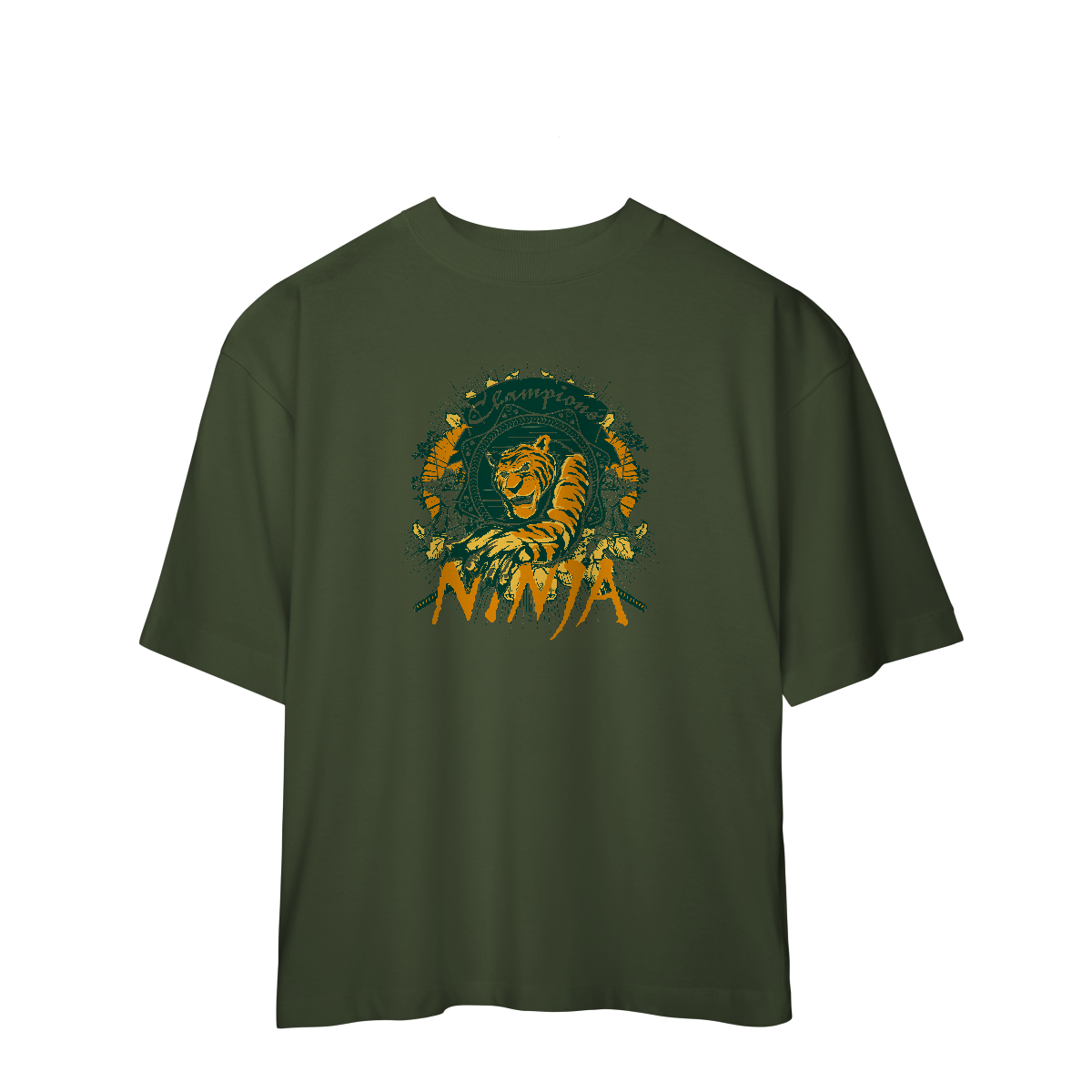 Camiseta Oversized Pantera Ninja