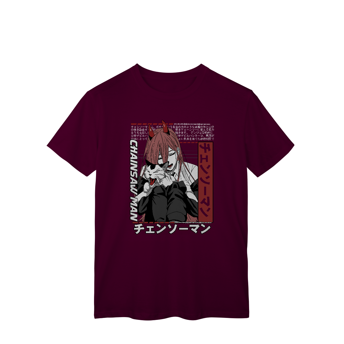 Camisa T-Shirt Classic Power Sedutora Chainsaw Man