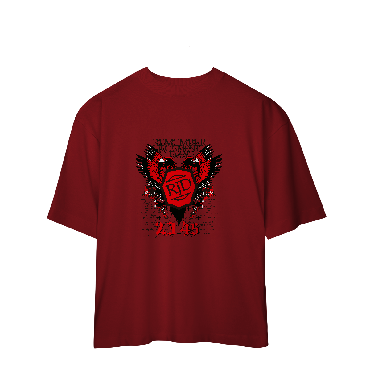 Camiseta Oversized Remember judgment Day