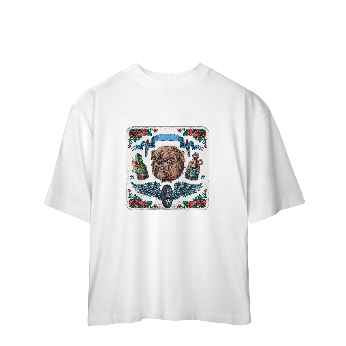 Camiseta Oversized Pitbull Monster