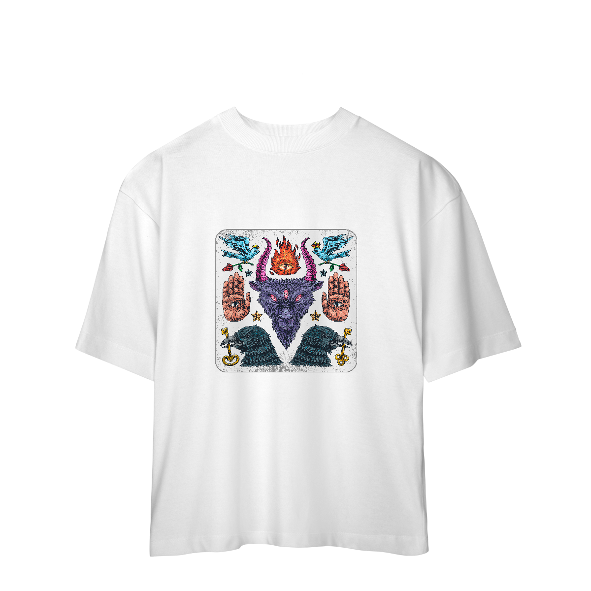 Camiseta Oversized Satã