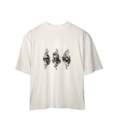 Camiseta Oversized Three Skulls