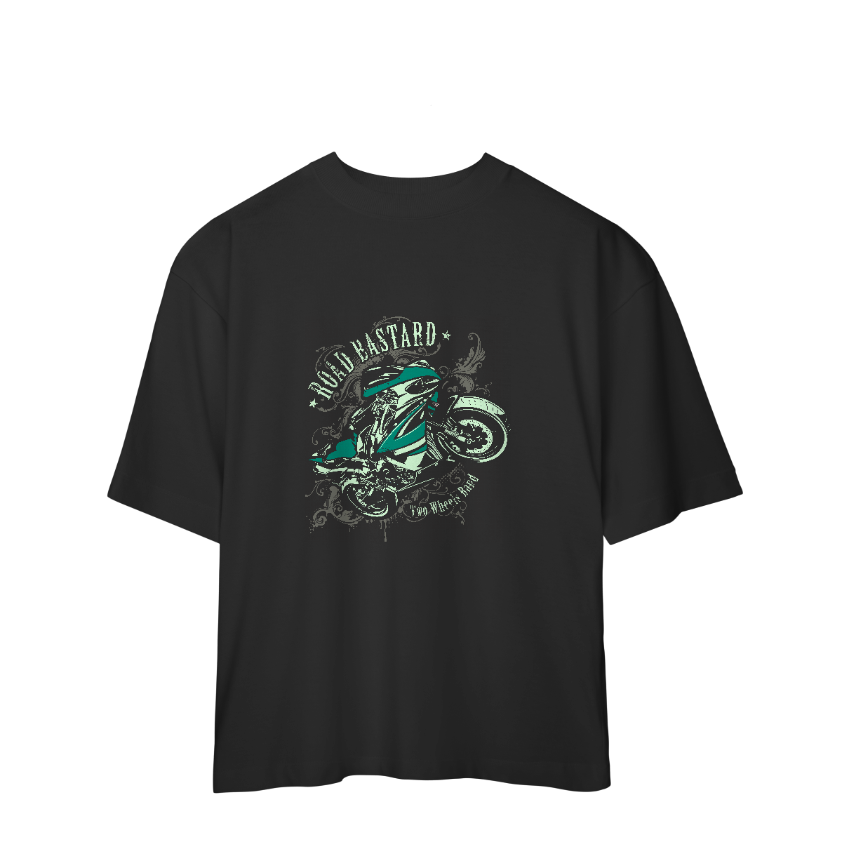 Camiseta Oversized  Moto Rider