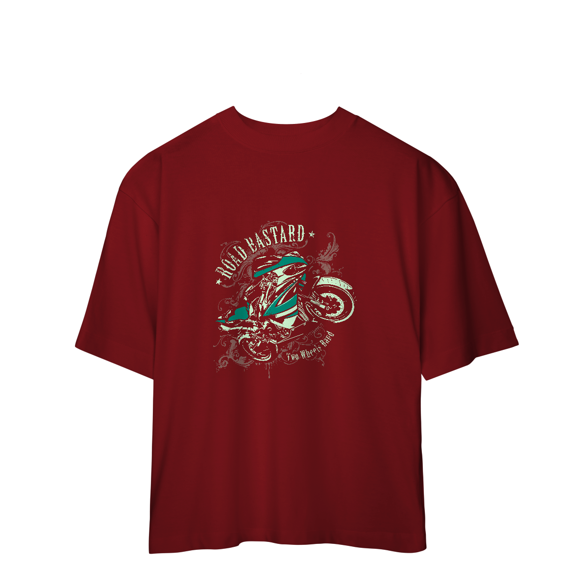 Camiseta Oversized  Moto Rider